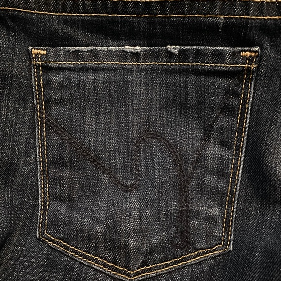 CITIZENS OF HUMANITY Ingrid #002 stretch low waist flare 25 new without tags - Picture 4 of 5